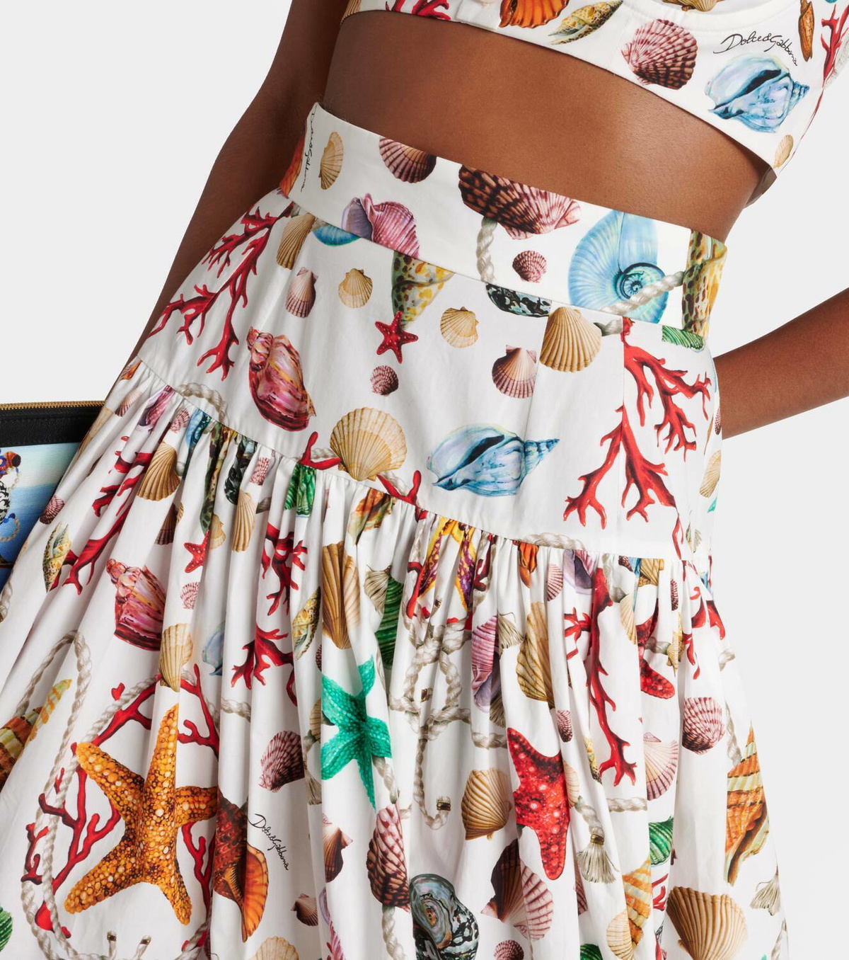 Dolce & Gabbana プリント マキシスカート ホワイト Dolce & Gabbana プリント スカート | ホワイト | FARFETCH JP
