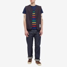 Polo Ralph Lauren Men's Multi Stripe T-Shirt in Newport Navy Multi