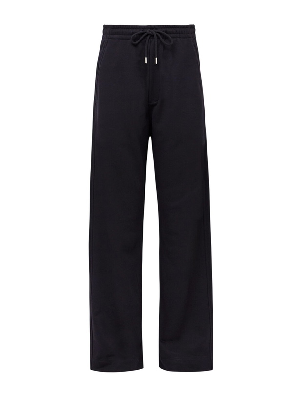 Photo: Dries Van Noten - Straight-Leg Cotton-Jersey Sweatpants - Blue