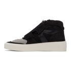 Fear of God Black and Grey Skate Mid Sneakers