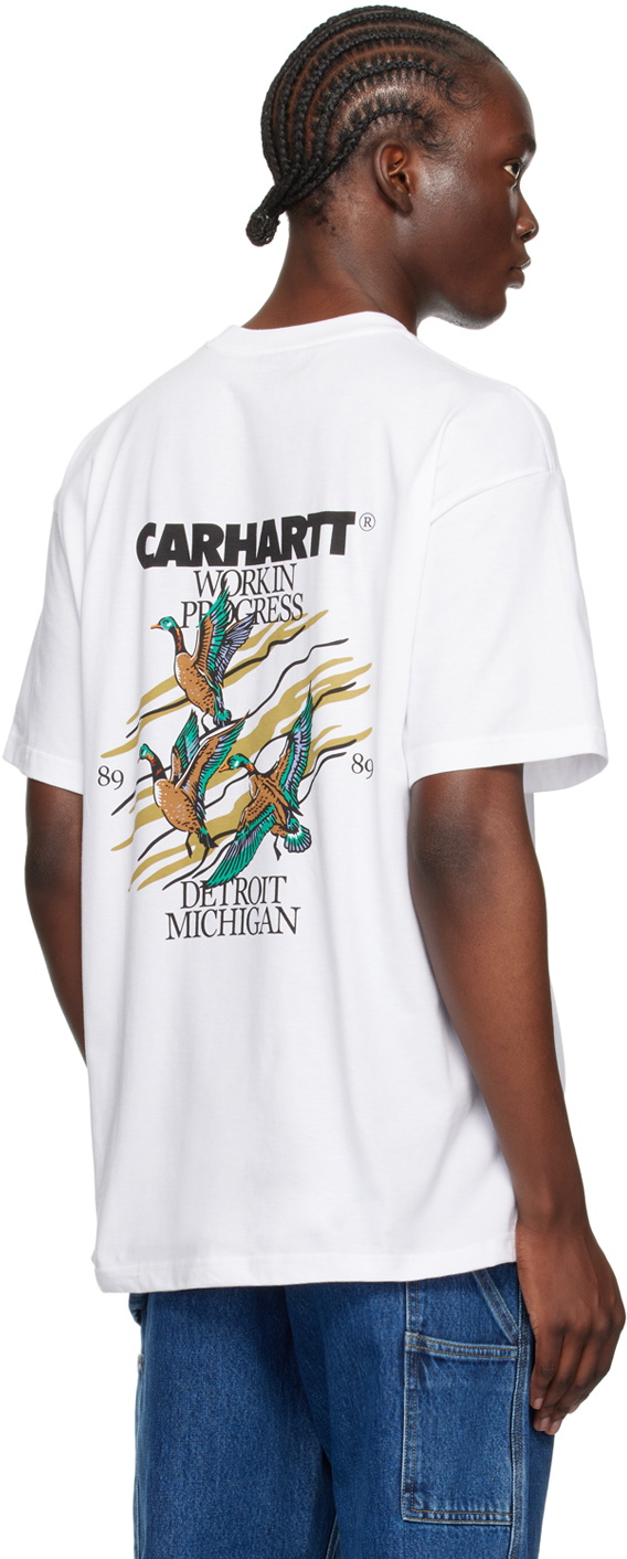 Carhartt Work In Progress White Ducks T-Shirt Carhartt WIP