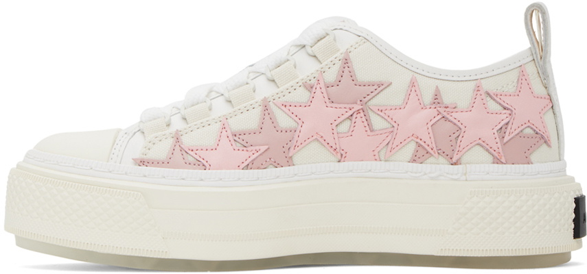 AMIRI Off-White & Pink Stars Court Low Sneakers Amiri