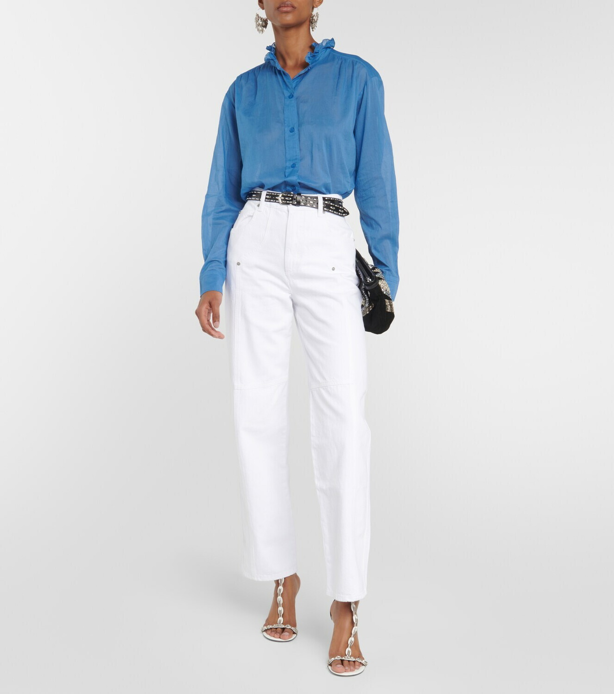 【Marant Etoile】 Valeria mid-riseストレートジーンズ Marant Etoile Valeria mid-rise straight jeans Isabel Marant