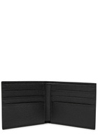 Dolce & Gabbana Logo Pebbled Leather Wallet - Black - One Size