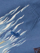Polo Ralph Lauren - Printed Cotton Oxford Shirt - Blue