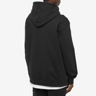 Alexander McQueen Men's Grafitti Logo Popover Hoody in Black/Ivory