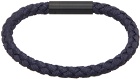 Le Gramme Navy 5g Nato Cable Bracelet