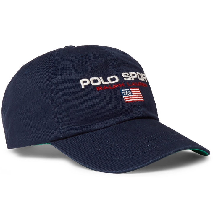 Photo: Polo Ralph Lauren - Logo-Embroidered Cotton-Twill Baseball Cap - Blue