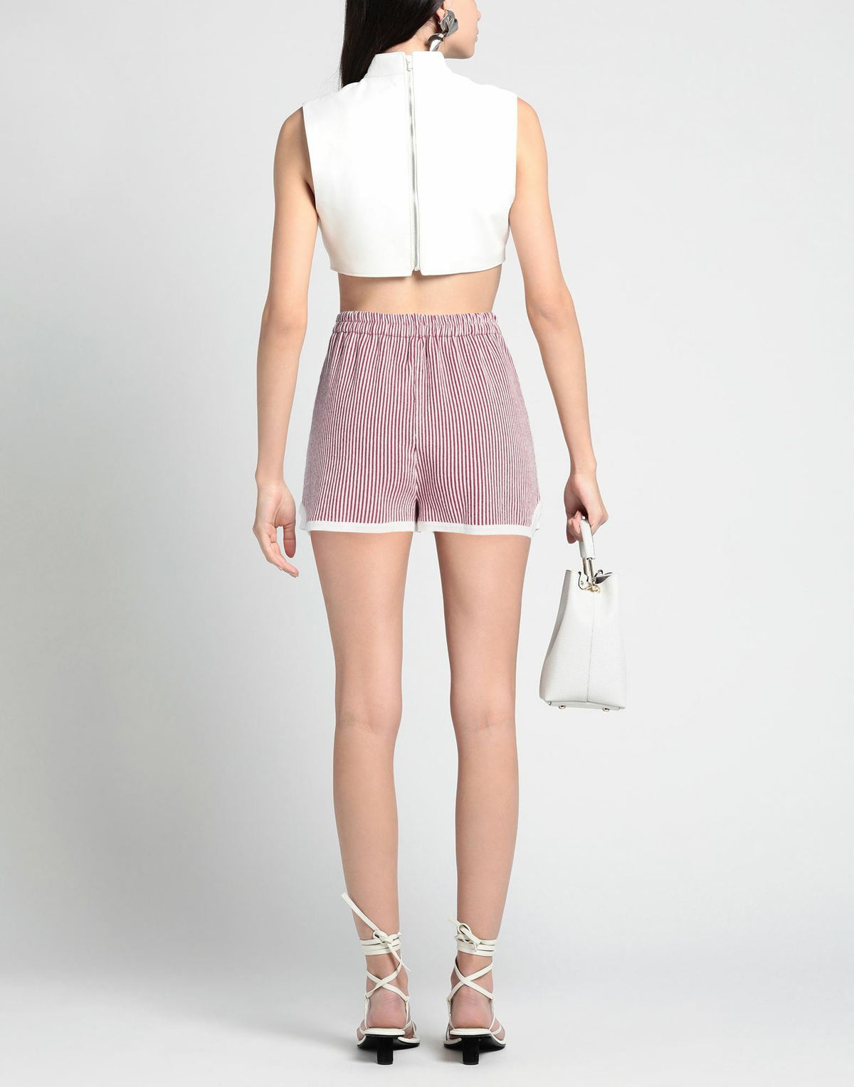 Barrie Womens Shorts & Bermuda Shorts Burgundy