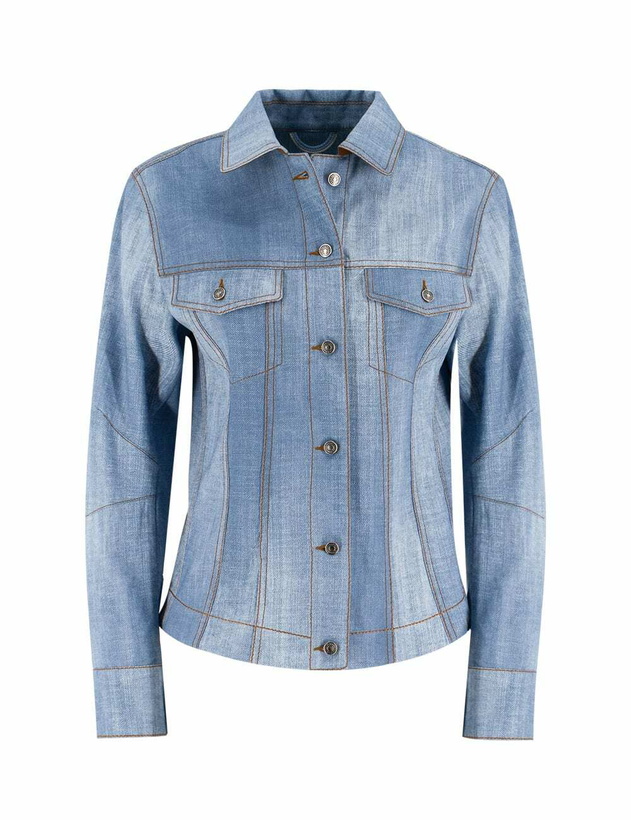 Photo: Ermanno Scervino Marocain Jacket With Suede Details