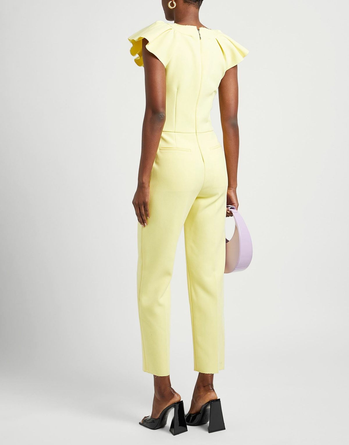 Msgm Womens Jumpsuit in Yellow
