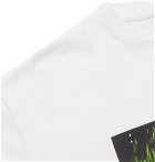 Aries - Printed Cotton-Jersey T-Shirt - White