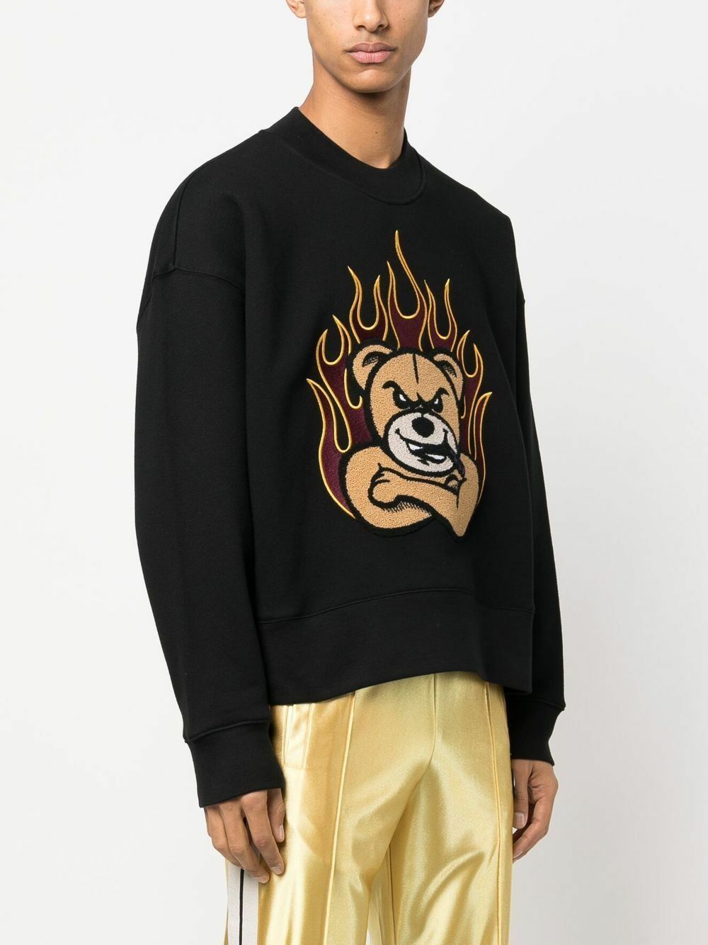 Moncler Genius Black Graphic-Print Crew-Neck Sweatshirt