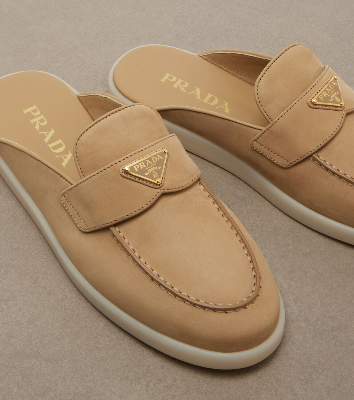 Prada Suede mules
