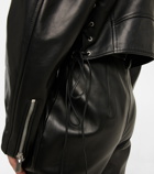 Magda Butrym - Cropped leather biker jacket