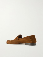 TOM FORD - Ripley Suede Loafers - Brown