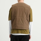 Unlikely Dry Goods Men's Reversible Utility Vest in Brown