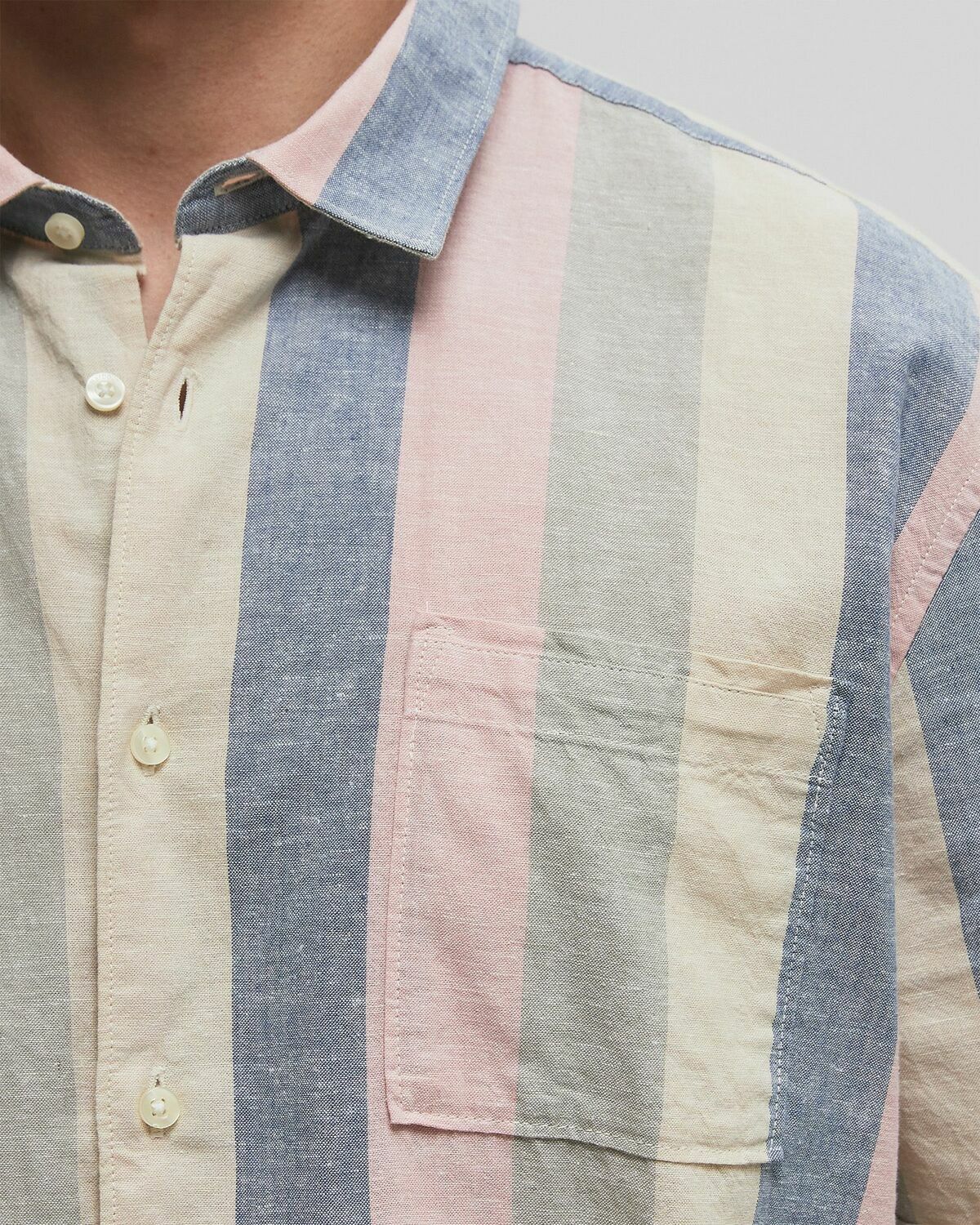 Barbour Portwell Shirt Multi-color Mens Shortsleefe
