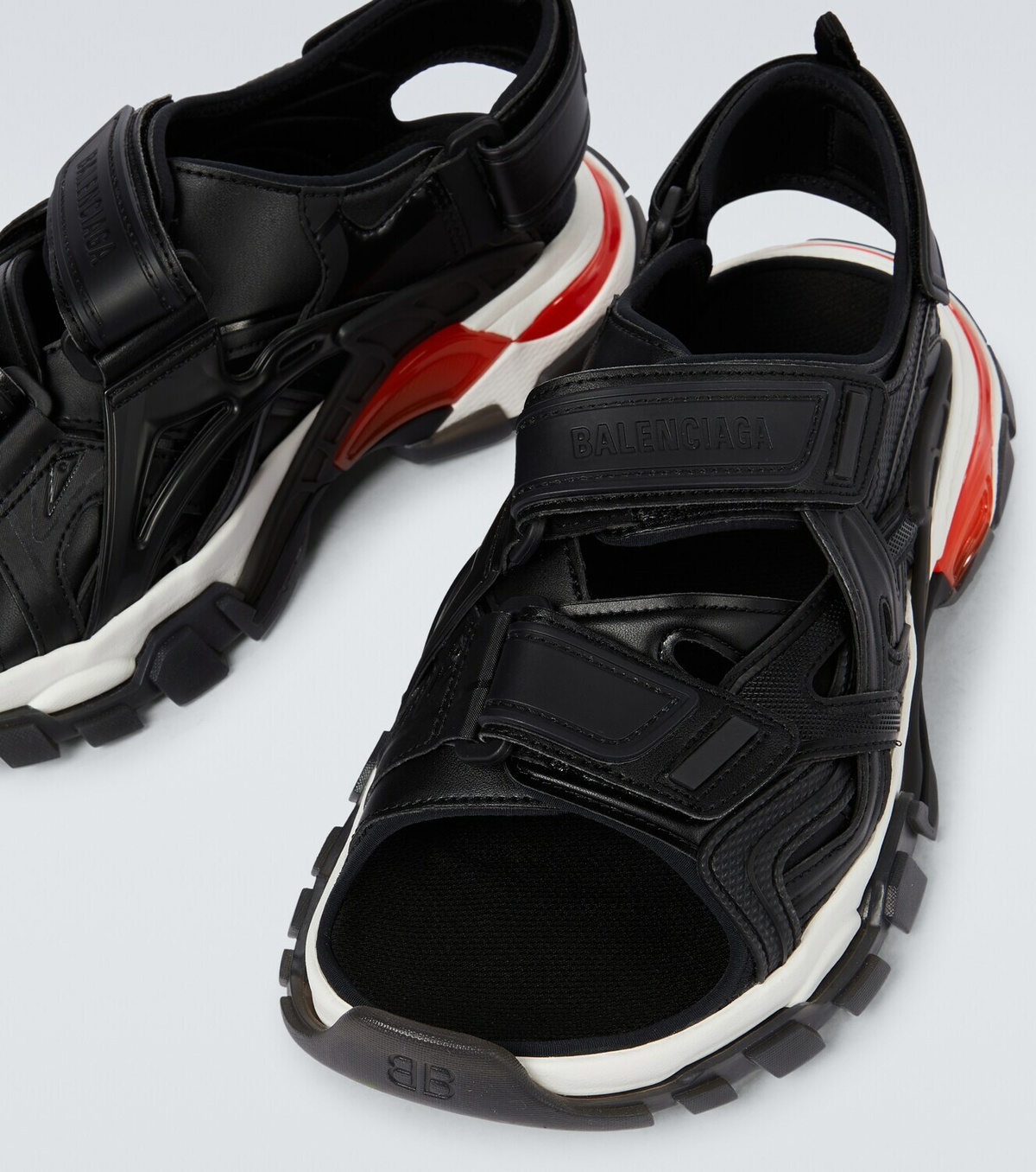 Balenciaga - Track Clear Sole strapped sandals
