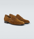 Gianvito Rossi George suede penny loafers