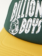 Billionaire Boys Club - Logo-Print Ponte and Mesh Baseball Cap
