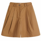 Studio Nicholson Women's Double Pleat Easy Short in Almond