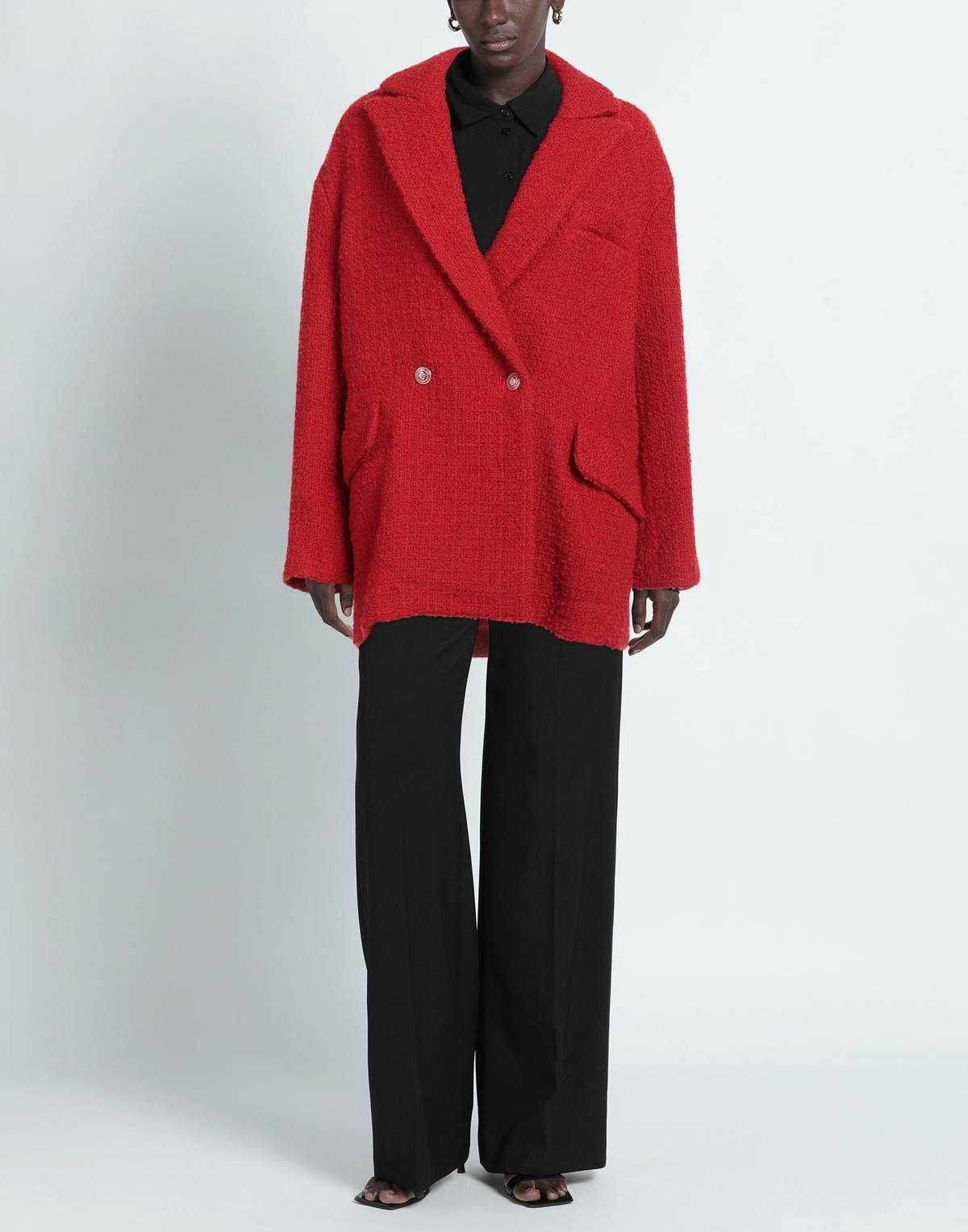 Maje Womens Coat in Red