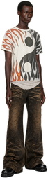 Who Decides War Black Thread Plate Jeans