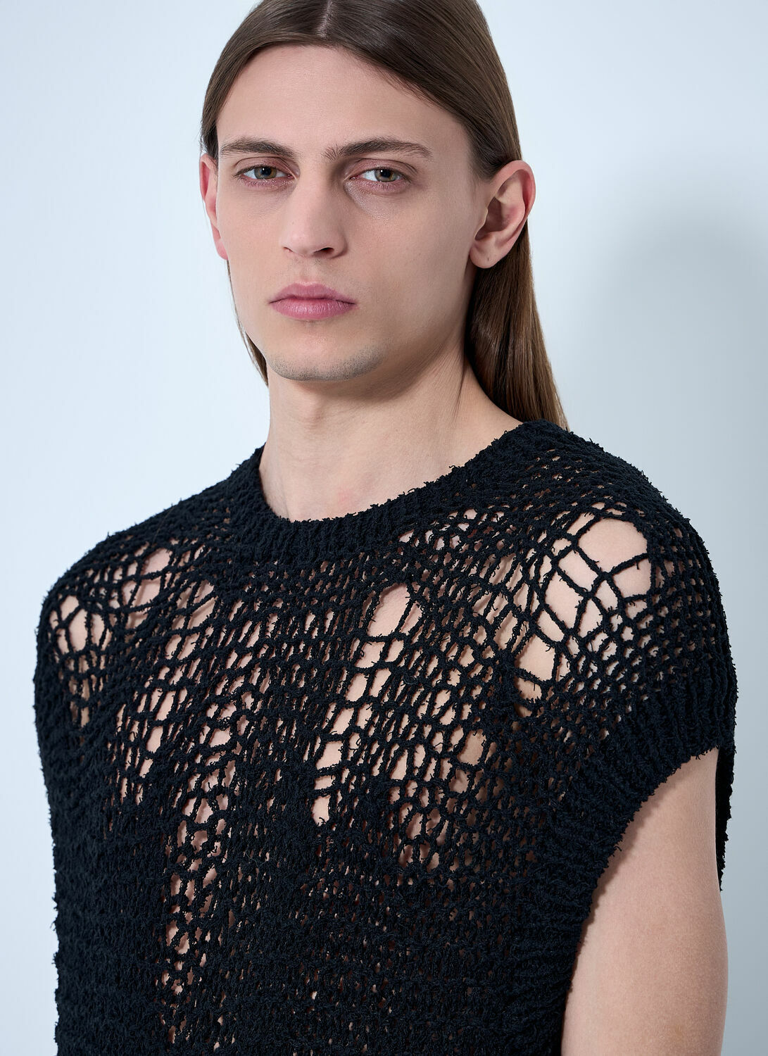 Yohji Yamamoto Open-Knit Vest