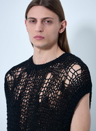 Yohji Yamamoto Open-Knit Vest