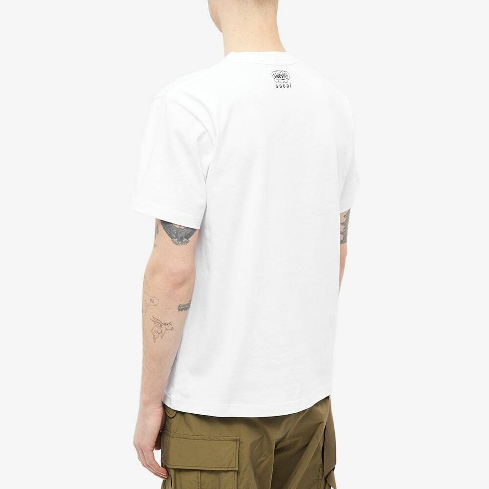 Sacai x Eric Haze As One T-Shirt in White Sacai