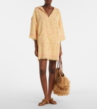 Zimmermann Pop fringed cotton terry minidress