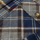 Gramicci Men's Flannel Shirt in Navy