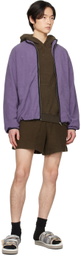RANRA Khaki Mock-Fly Shorts