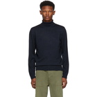 A.P.C. Navy Marcelino Turtleneck