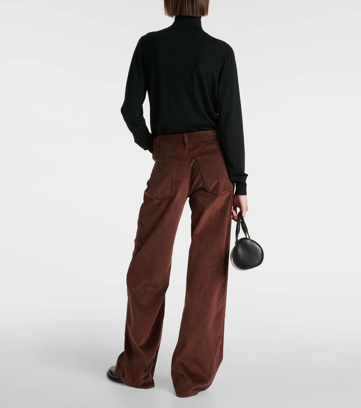 The Row Eglitta corduroy wide-leg pants The Row