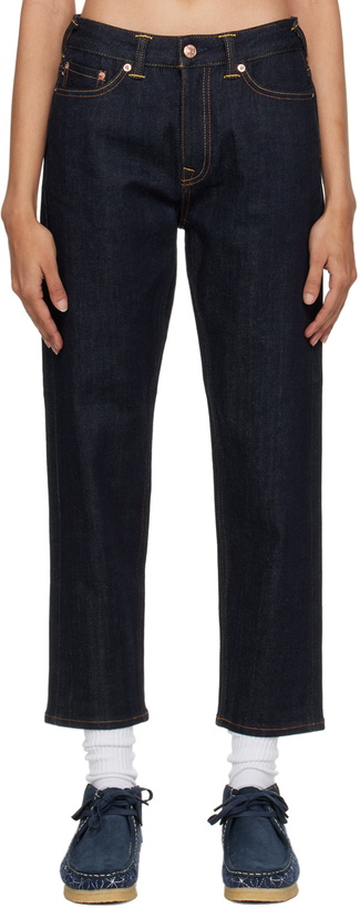 Photo: Evisu Indigo Daicock Foil Jeans