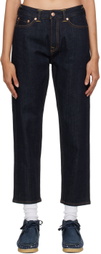 Evisu Indigo Daicock Foil Jeans
