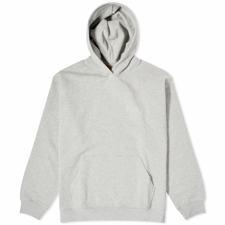 Photo: Dime Men's Classic Small Logo Hoodie in Heather Grey