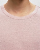 Officine Générale Tee Heather French Linen Pink - Mens - Shortsleeves