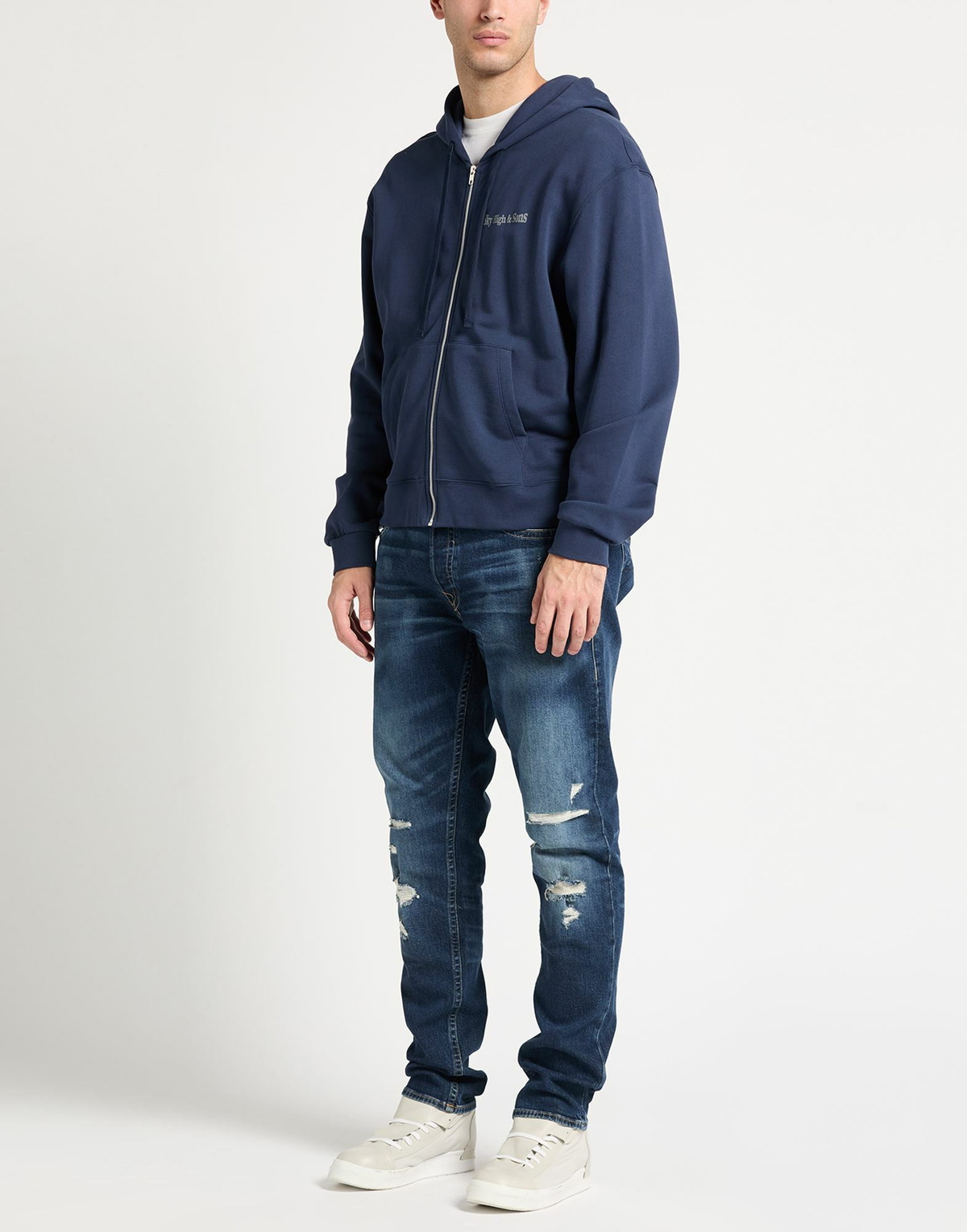 Sky High Farm Mens Sweatshirt in Navy