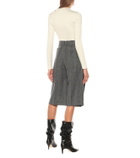 Alexandre Vauthier - Wool herringbone culottes