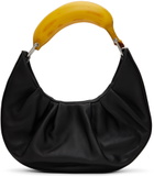 Puppets and Puppets Black Banana Bag