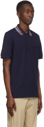 Missoni Navy Short Sleeve Polo