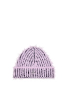 Diesel Ribbed vanise beanie - Knit caps - Unisex - Violet