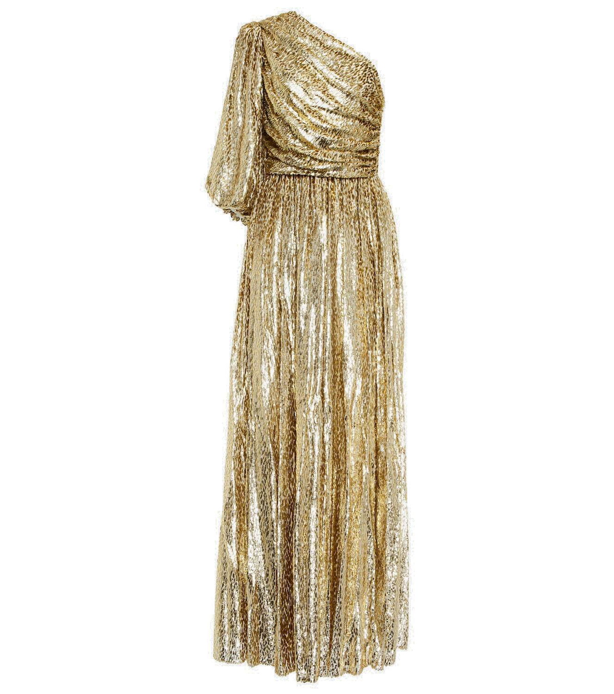 green emerald velvet dress Jaclyn Metallic Gown – Dress the Population