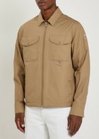 Moncler Cotton-poplin Overshirt Tan
