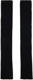 Rick Owens Black Press-Stud Arm Warmers