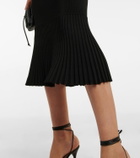 Galvan Atalanta ribbed-knit midi dress Galvan