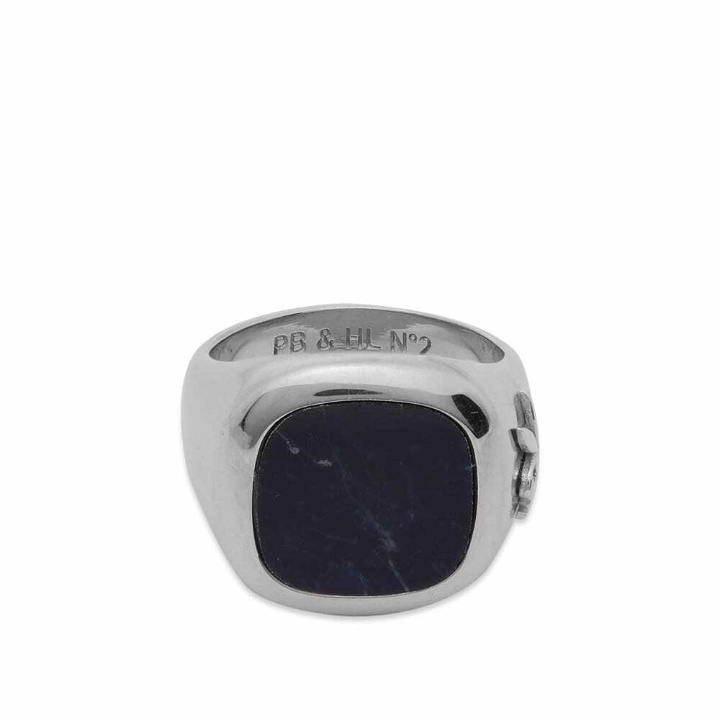 Photo: Hatton Lab x Playboy Memberhip Ring in Silver/Sodalite